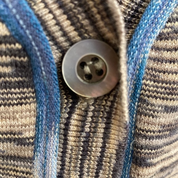 Sundance Slice of sky Cardigan Sweater Women’s M space dye knit southwestern - Picture 5 of 7